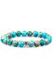 8 Mm Natural Stone Variscite Stone Bracelet (Confidence and Joy Stone)