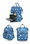 Cute Elephants Waterproof Stain-Proof Erasable Fabric Mother Baby Bag - 2