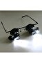 Glasses Model Dual LED Lighting, Great Magnifying Glass for Watch Repair - 7