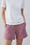 Women's High-Waisted Basic Shorts with Pockets, Comfortable Fit