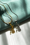 Steel Necklace with Violin Figure - 4