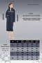 Gaia Şalyaka Women's Bathrobe - Navy Blue 100% Cotton - 3