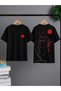 Unisex Oversize T-Shirt Moonlight Printed 100% Cotton T-Shirt Comfortable Fit