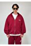 Thin Fabric Embroidered Oversize Premium Zip Hoodie