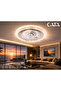 KRİSTAL LED TAVAN VANTİLATÖR