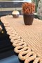 Wicker Jute Color 35X100 cm Decorative Runner Stylish Table Centerpiece Decorative Table Accessory - 8