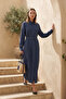 Mobile Belt with Pleated Detail 2050 Indigo