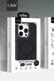 Urr Matte Pure Glass Magsafe Cover Compatible with iPhone 15 Pro - Black - 3