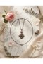 Bronze Vintage Women's Necklace Authentic Copper Jewelry Margazite Crafted Snowflake Model - 6