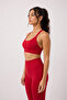 Pure Model Halter Neck Gathered Stretchy Sports Bra - 2