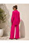 -Fuchsia Noir Co-Ord Set - 4