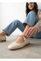 26Y33770 Genuine Leather Lace-Up Detail Ballet Flats Daily Shoes for Women - 3