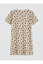 Nevavm Bow Patterned Maternity Nightgown with a Difference - 6