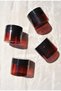 4 Pcs 100ml Amber Pet Jar Cream Jewelry Travel Jar Organizer Plastic 100Cc
