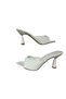 Women's Patent Leather Thin Goblet Heeled Pointed Toe Slippers - 2