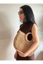 Women's Straw Handbag & Crossbody Bag - 2