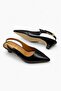 Elegant Women's Shoes Open Back Low Heel Shoes Modern Feminine Design - 7