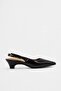 Elegant Women's Shoes Open Back Low Heel Shoes Modern Feminine Design - 2