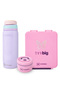 Bento Lunch Box 1.74L w/ Steel Food Jar & Sip Switch Water Bottle 1000ml | Leakproof Meal Box – ThinkBig Pink