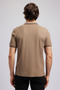 Brat Men's Regular Fit Basic Polo Neck T-Shirt Brown - 3