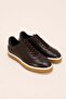 Men's Brown Genuine Leather Lace-Up Sneaker Rubber Sole Daily Casual Shoes – Tempura - 3