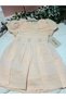 Girl's Embroidered Dress - 100% Cotton - Powder - 2