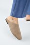 Campos Women's Genuine Leather Flat Sabo Mink Slippers - 4