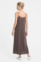 Adjustable Thin Strap Tencel Midi Dress - 5