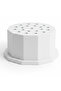 White Octagonal Wooden Incense Burner | 6×10 cm