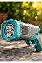 Automatic Bubble Blaster Gun 360° with LED Lights, 10-Hole Handheld Bubble Machine for Kids & Adults Outdoor Play - 3