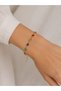 Colorful Stone Detailed Gold Bracelet |   Minimal Multi-Color Chain Bracelet Women's Jewelry - 2