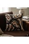 Natural Textured Decorative 2-Piece Throw Pillow Cover - Brown & Cream Melange Patterned Premium Woven Cover 45X45