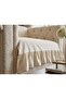 Frilly Sofa Cover Bohemian 100% Cotton Raw Linen Sofa Cover 200X100 - 2