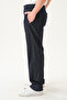 Elastic Waist Self-Patterned Fabric |   Baggy Men's Trousers - 3