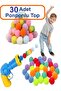 30Pcs Plush Pompom Ball Throwing Gun Interactive Cat Toy Hunting Game Set Cat Play Ball - 4
