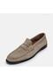 Large Size Women's Genuine Leather Suede Loafer 41-42-43-44-Beige Suede - 5
