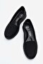 Simple Studded Poly Women's Casual Shoes Black Denim - 5