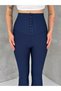 Women's Agraf Detailed High Waist Spanish Flare Trousers - 5