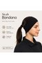 Black Women's Bandana Stretchy Fabric Hair Tie Sports Headband Daily Use - 2