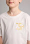 100% Cotton Regular Fit Crew Neck Printed Short Sleeve T-Shirt Boys H7563A826Sm - 4