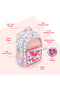 17” School Bag Set of 3 w/ 4-Wheel Trolley – Backpack, Lunch Bag & Pencil Case, Always Believe Pink - 3