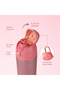 Girl Power School Bag Set w/ Glitter Stainless Steel Water Bottle – Pink - 6
