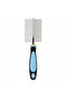 Professional Pet Grooming Comb – 49-Pin Stainless Steel | Blue & Black Ergonomic Handle | 20 cm