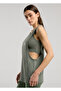 Authentic Boxing Wmn Khaki Oversize Women's Sports Tank Top - 4