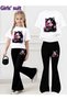 Girl's Spanish Style Leggings and T-Shirt Set