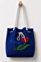 Rose El Beaded Knitwear Bucket Bag - 2