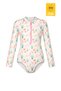 Uv Protection Upf 50+ Long Sleeve Underwater Pattern Swimsuit - Heart of the Sea Collection