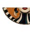 Sdt Women's Patterned Round Modern Woven Base Decorative Carpet Sdt1607 - 5