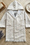 100% Cotton Hooded Peshtemal Bathrobe |   Organic, Oversize Comfortable Fit - 6