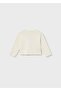 Baby Girl Mercerized Bowknot Cardigan Beige - 3